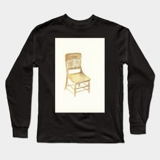 Spindle Back Chair Watercolor Long Sleeve T-Shirt